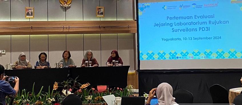 Kendalikan Campak dan Rubela, BB Labkesmas Yogyakarta Hadiri Pertemuan Evaluasi Jejaring Laboratorium Rujukan Surveilans PD3I